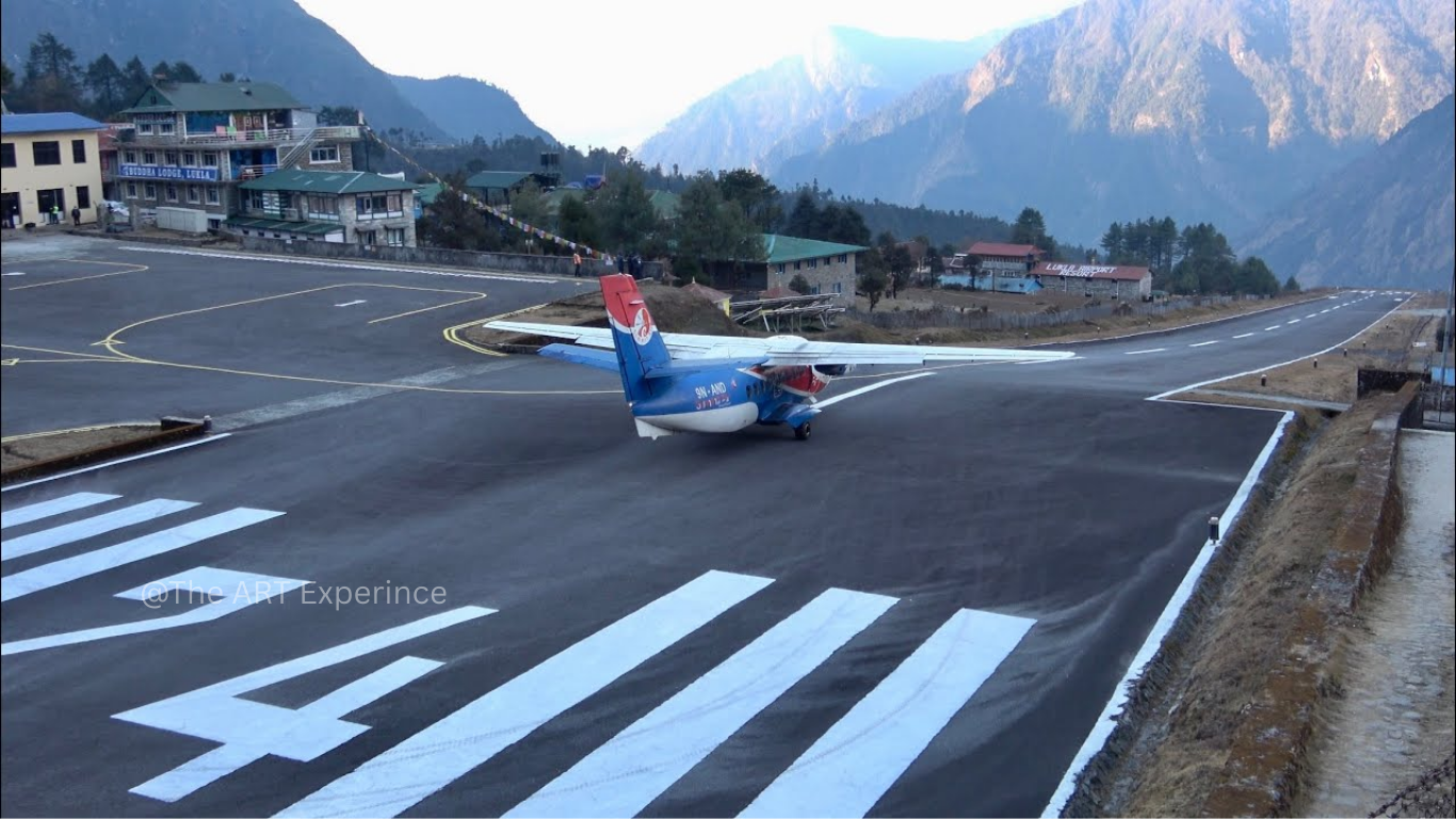 Trekking above Namche with views of Everest and Ama Dablam
