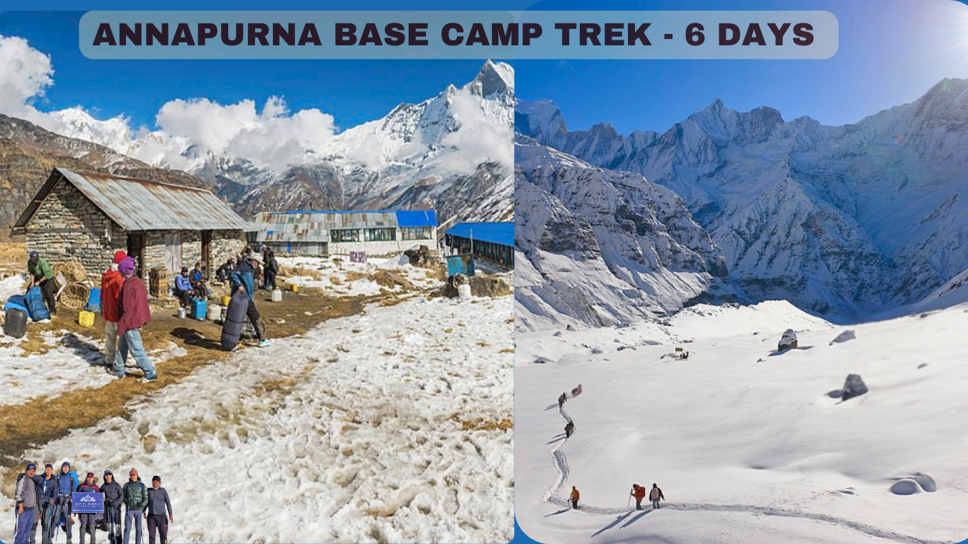 Classic Annapurna Base Camp trek - 6 days