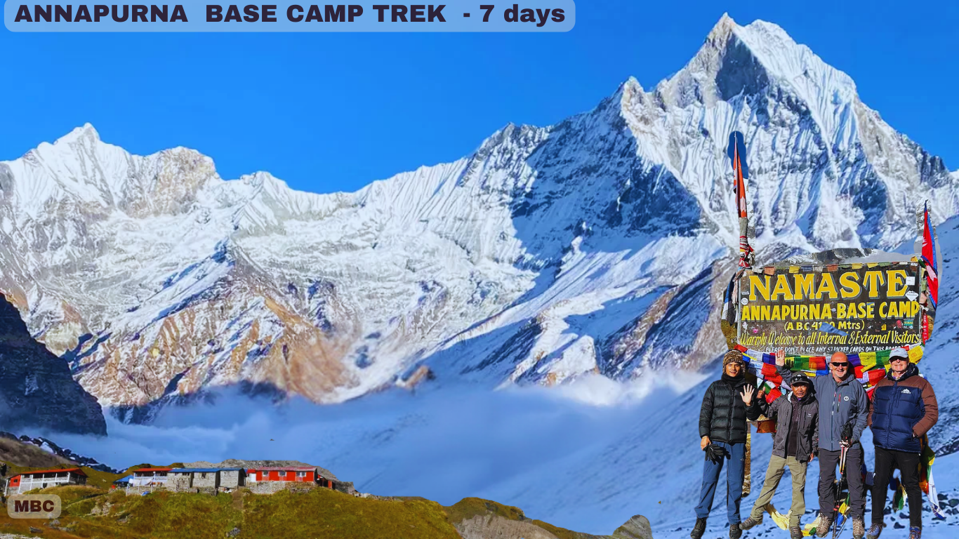 Short Annapurna Base Camp trek - 7 days itinerary