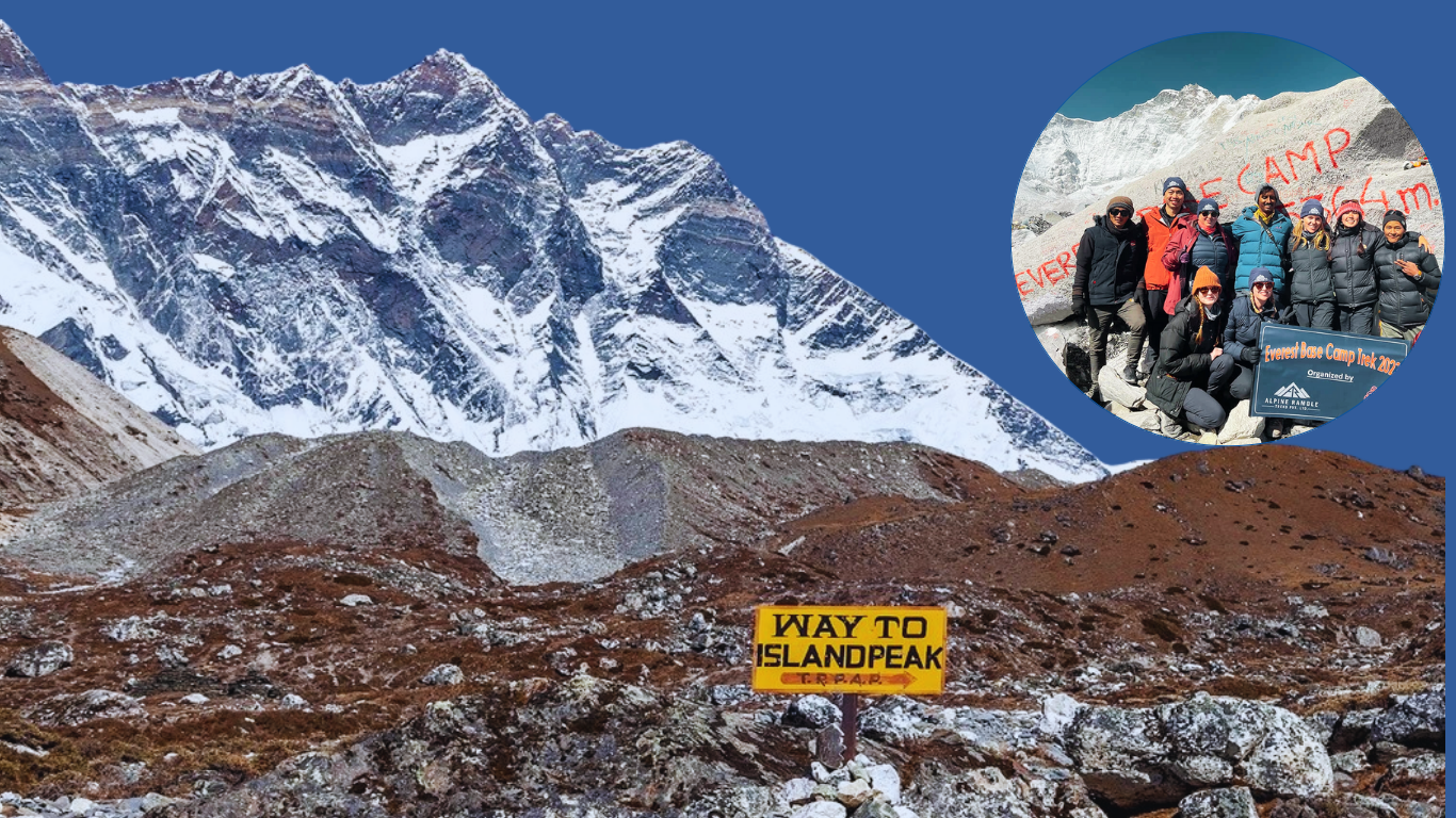 Ebc with Island Peak Climbing